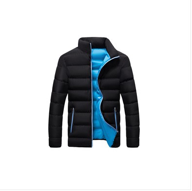 Winter slim pure color cotton-padded jacket