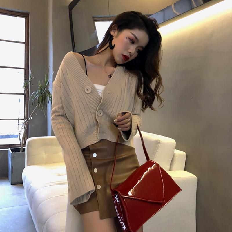 Ladies all-match knitted cardigan jacket