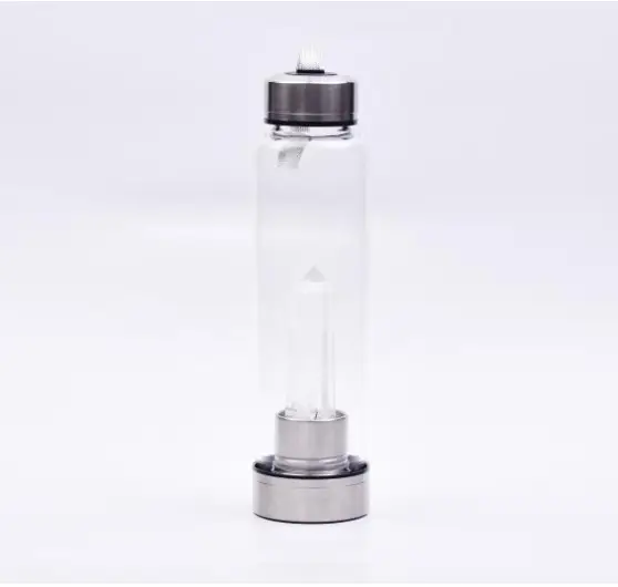 Natural hexagonal crystal column energy glass creative water cup spa tea cup water cup crystal column magic wand