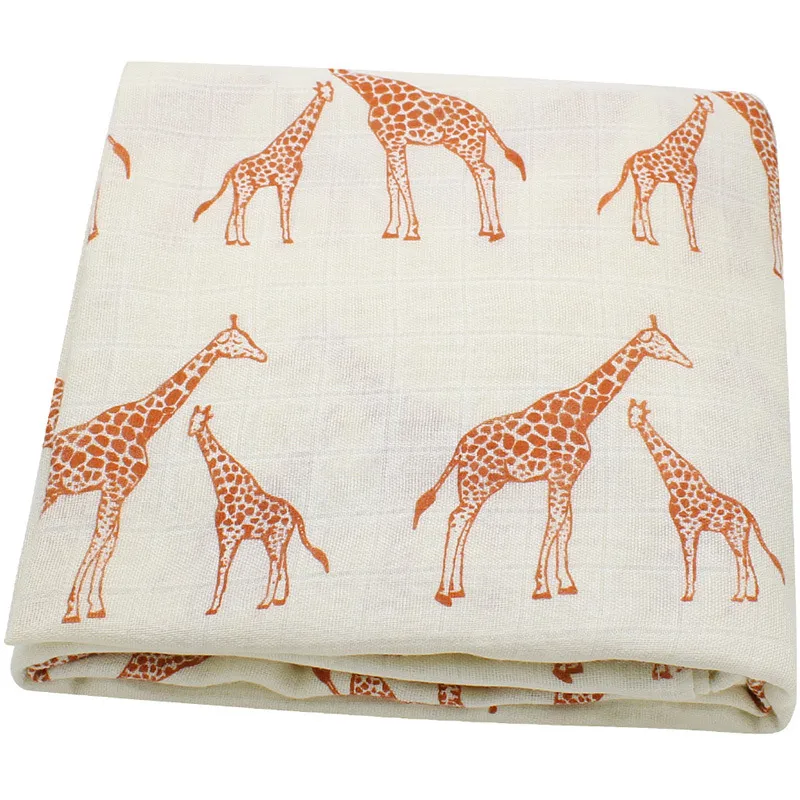 Organic cotton cloth baby swaddled baby blanket – image 4