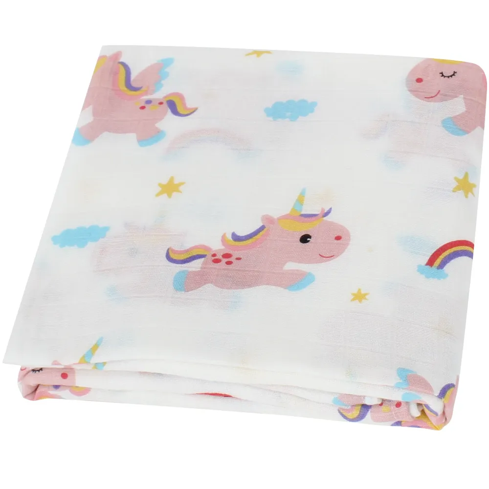 Organic cotton cloth baby swaddled baby blanket – image 3