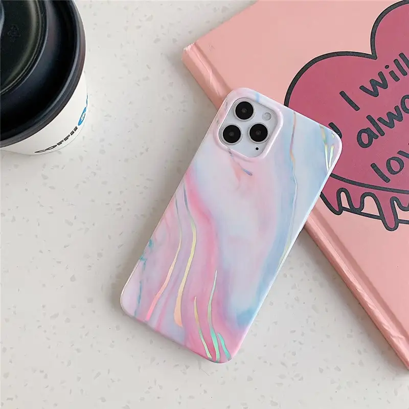 xsmax laser rainbow phone case