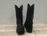 Square heel low heel mid tube men's boots trend