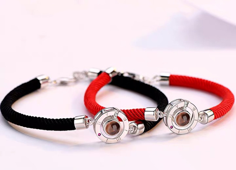 Love Memory Languages Couple Bracelet