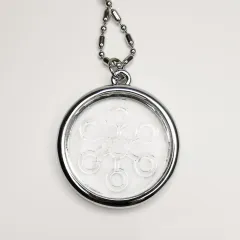 Quantum Pendant Negative Ion Energy Brand - White - View 1