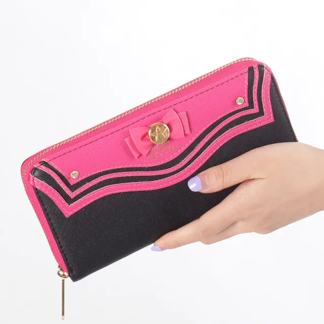 Beautiful girl warrior large capacity Long Wallet Black - Shop at LoveMi
