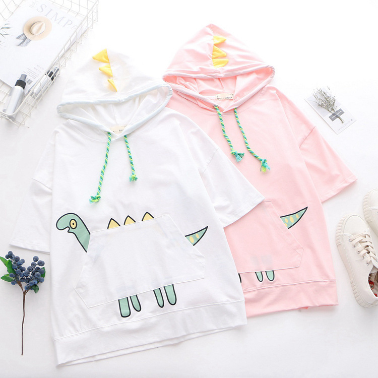 Ladies Hooded T-shirt