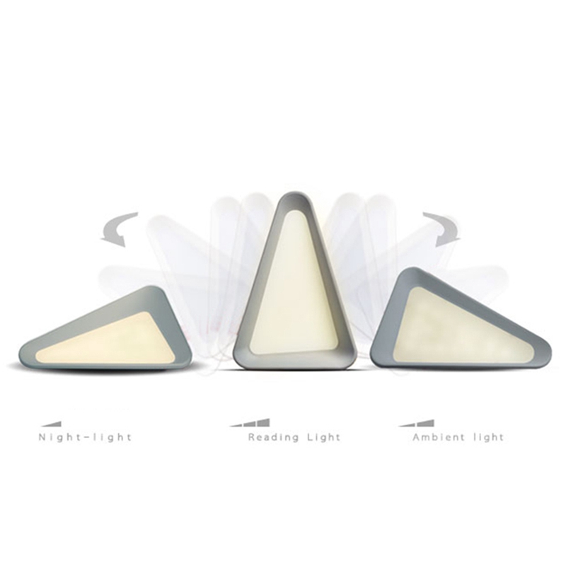 Creative Flip Led Night Light USB Chargeable Gravity Sensor Sleeping Lamp Adjustable Atmosphere Desk Lamp Bedroom Decoration — foto 6