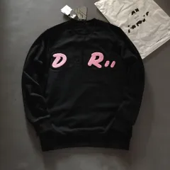 The latest autumn and winter embroidery sweater - Black - View 1