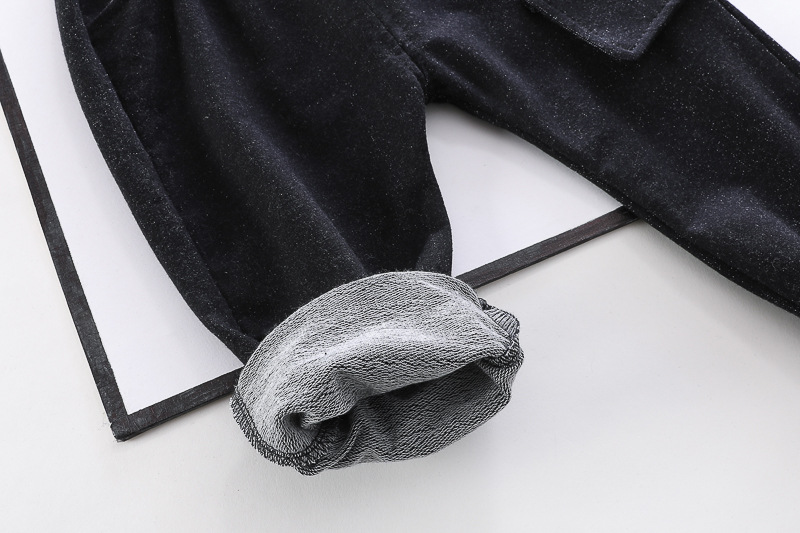 Boys handsome letter hooded long sleeve suit