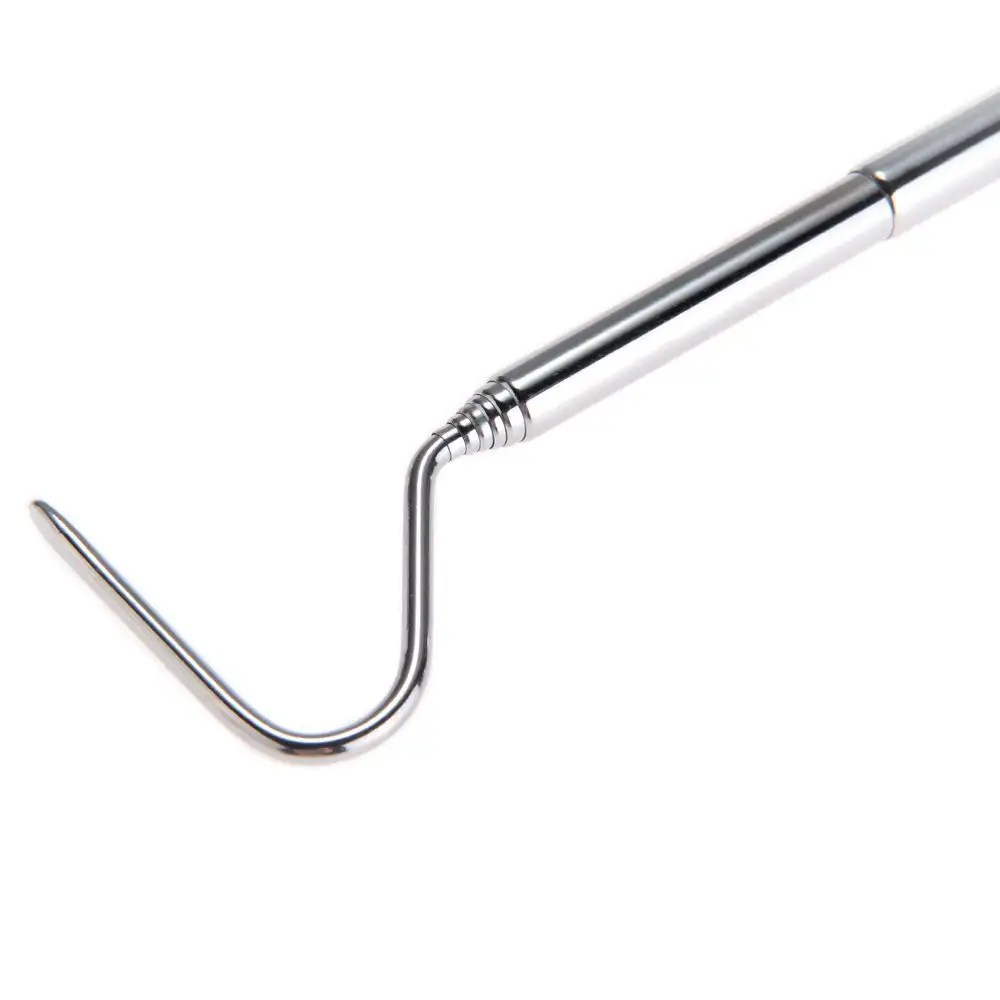 Stainless steel snake hook snake catcher retractable