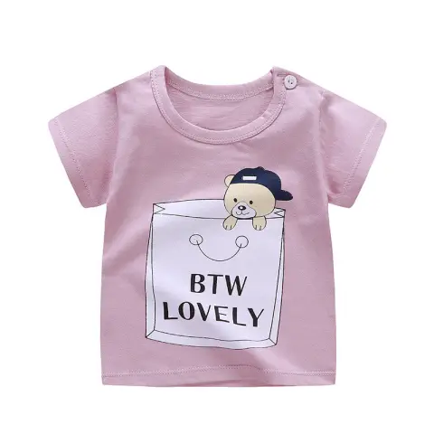 Cotton Children T-shirt Short Sleeve