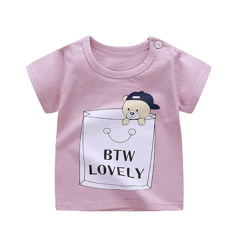 Cotton Children T-shirt Short Sleeve