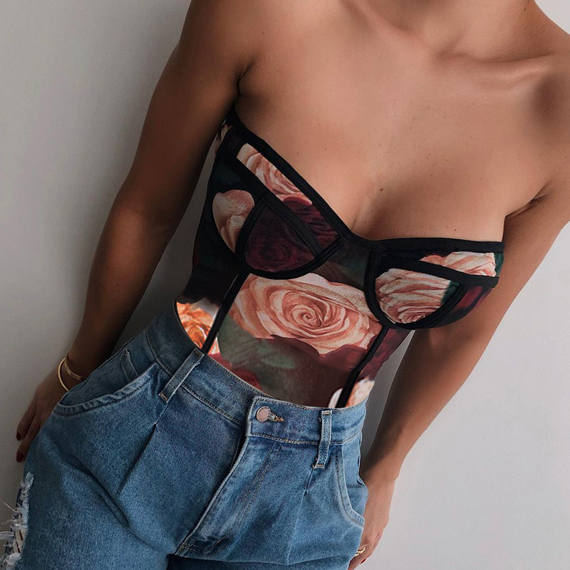 Fashion printed camisole
