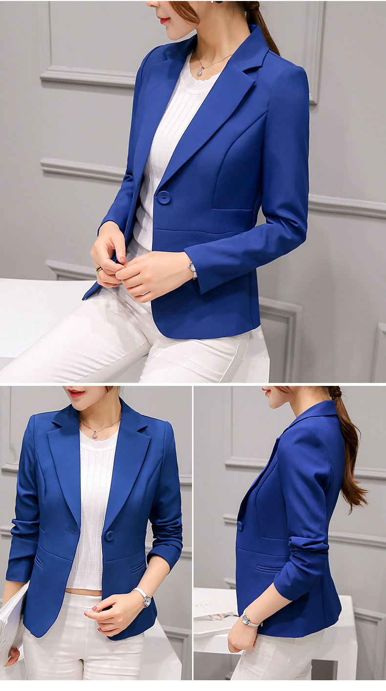 Korean style slim slimming suit jacket