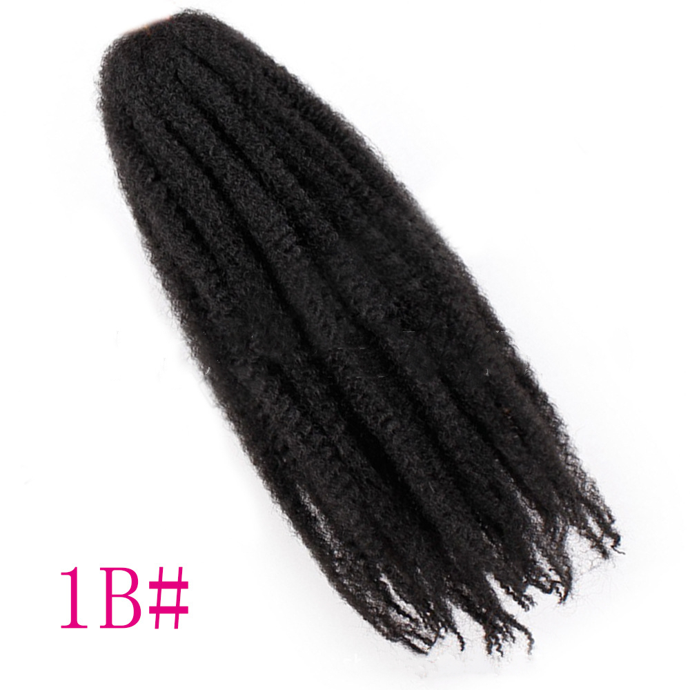 New chemical fiber wig, African dirty braids 1B - Shop at LoveMi