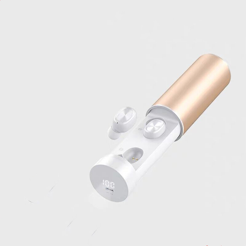 B9 with power display digital display pull touch 5.0 dual ear wireless Bluetooth headset cross-border private TWS
