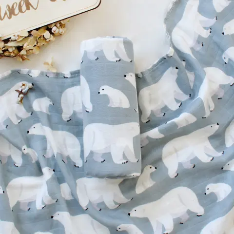 Organic Cotton Cloth Baby Swaddled Blanket
