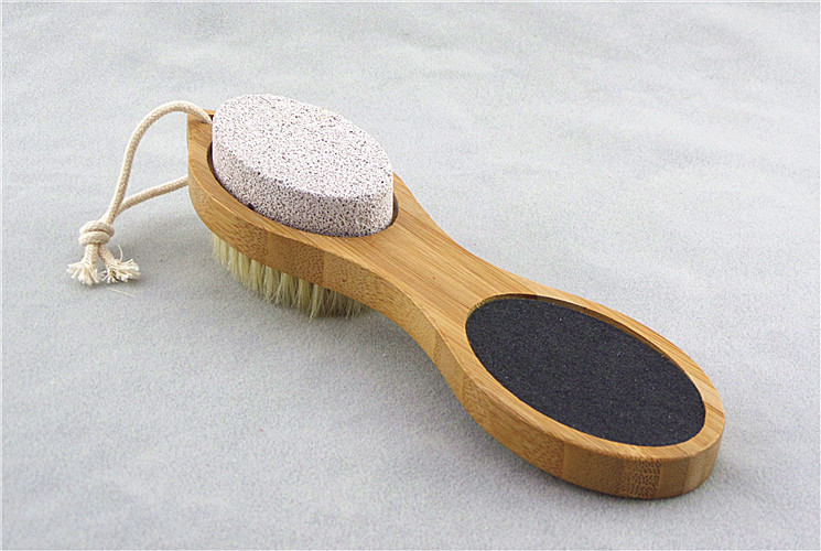 Bamboo multifunctional foot rubbing board