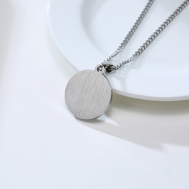 Stainless steel pendant necklace