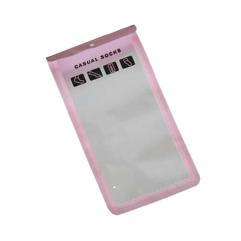 socks packaging bags for men and women - Pink