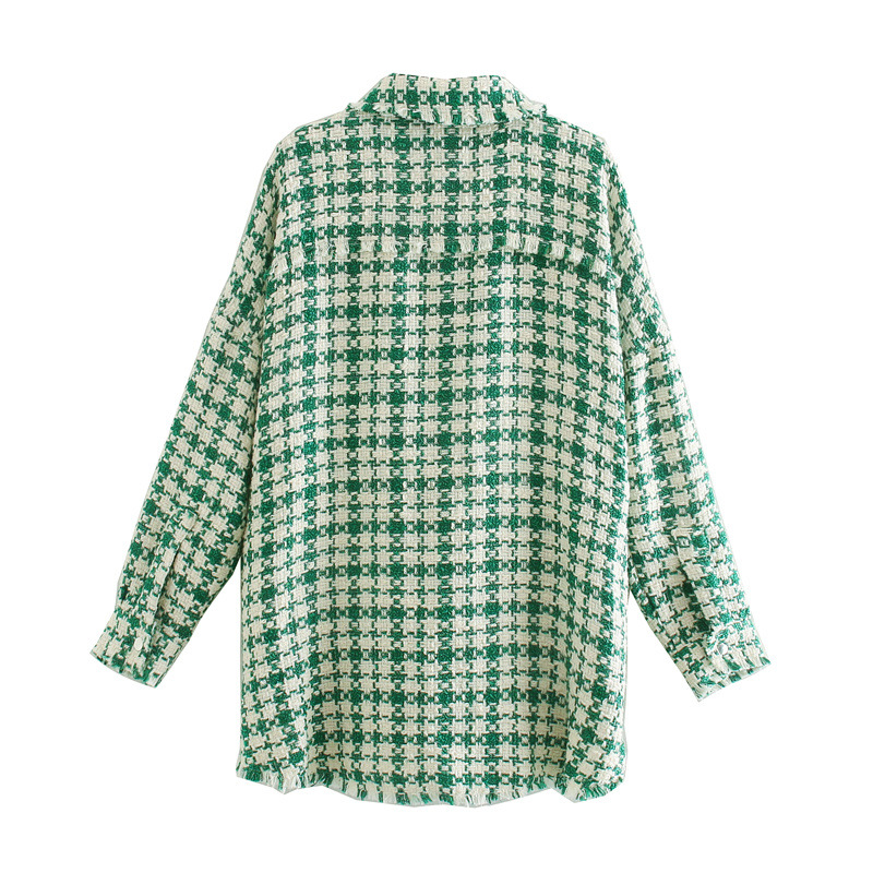 Autumn new style loose outer wear shirt women