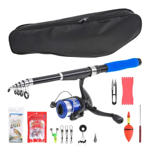 A Complete Set of Multi-functional Light Fishing Rod Imported