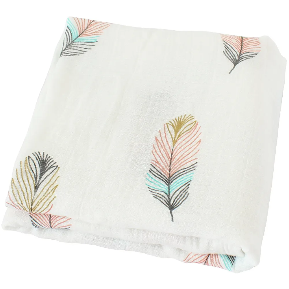 Organic cotton cloth baby swaddled baby blanket – image 2