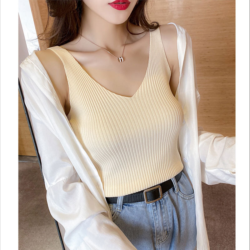 Bottoming shirt sleeveless top wear