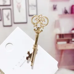 Shell Scissors Bowknot Press Clip Metal Alloy Hairpin - Key 7Cm - View 1