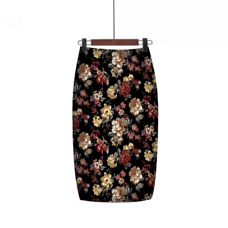 Half-length skirt ladies summer bag hip skirt - 33Color