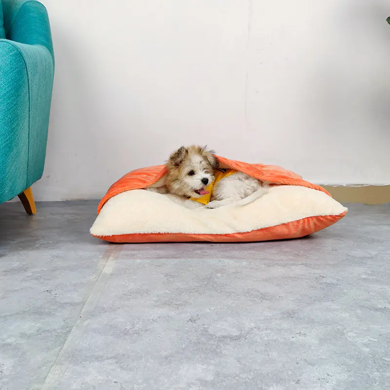 Removable and Washable Bite Resistant Pet Sleeping Bag