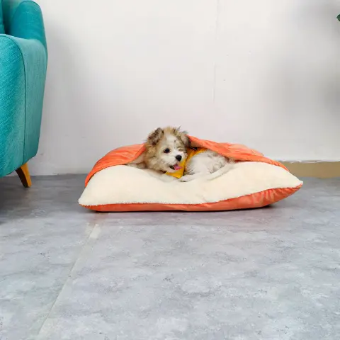 Removable and Washable Bite Resistant Pet Sleeping Bag