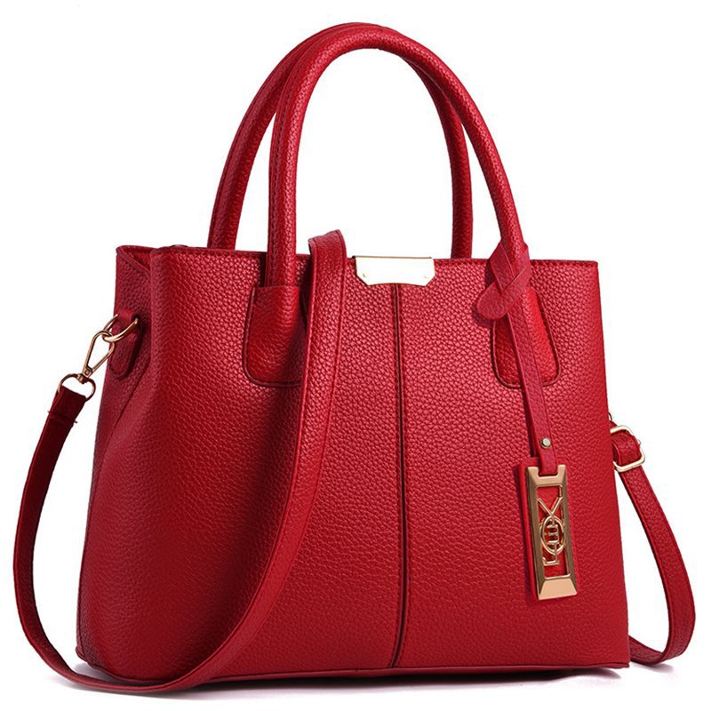 new fashion one shoulder bag tote bag for women Red - Shop at LoveMi