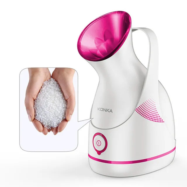 Facial steamer Large capacity water tank 100ml Gentle and Deap cleaning face steamer Electric spa face steamer White - Shop at LoveMi