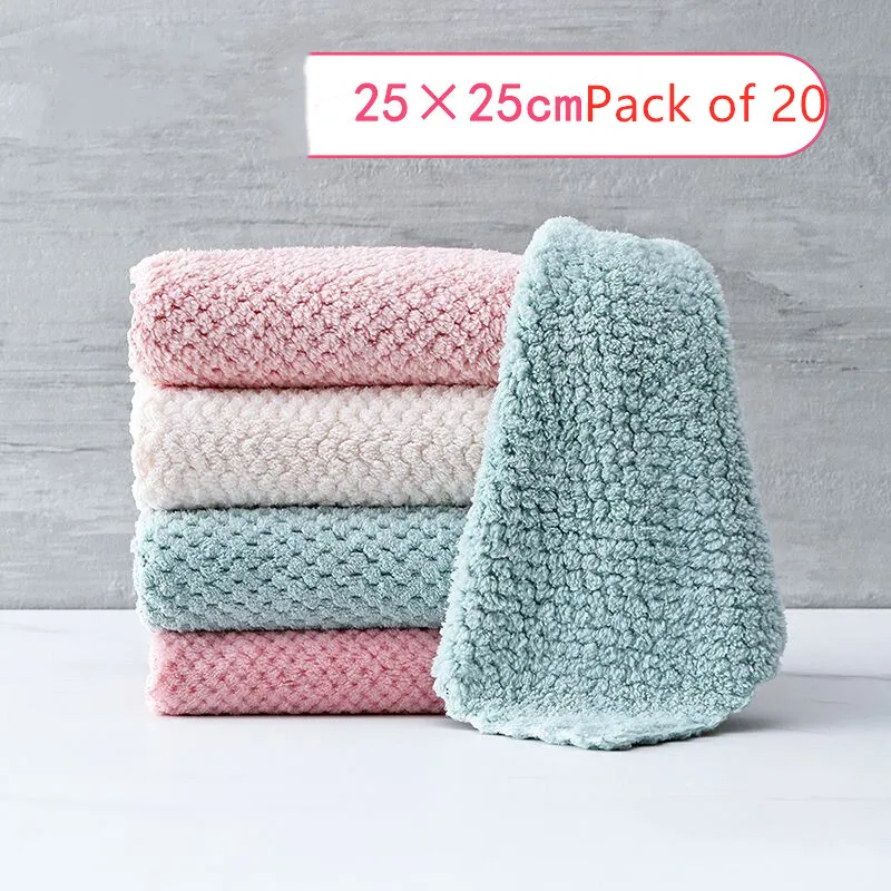 Dishcloth kitchen dishcloth - 25X25Pack Of 20