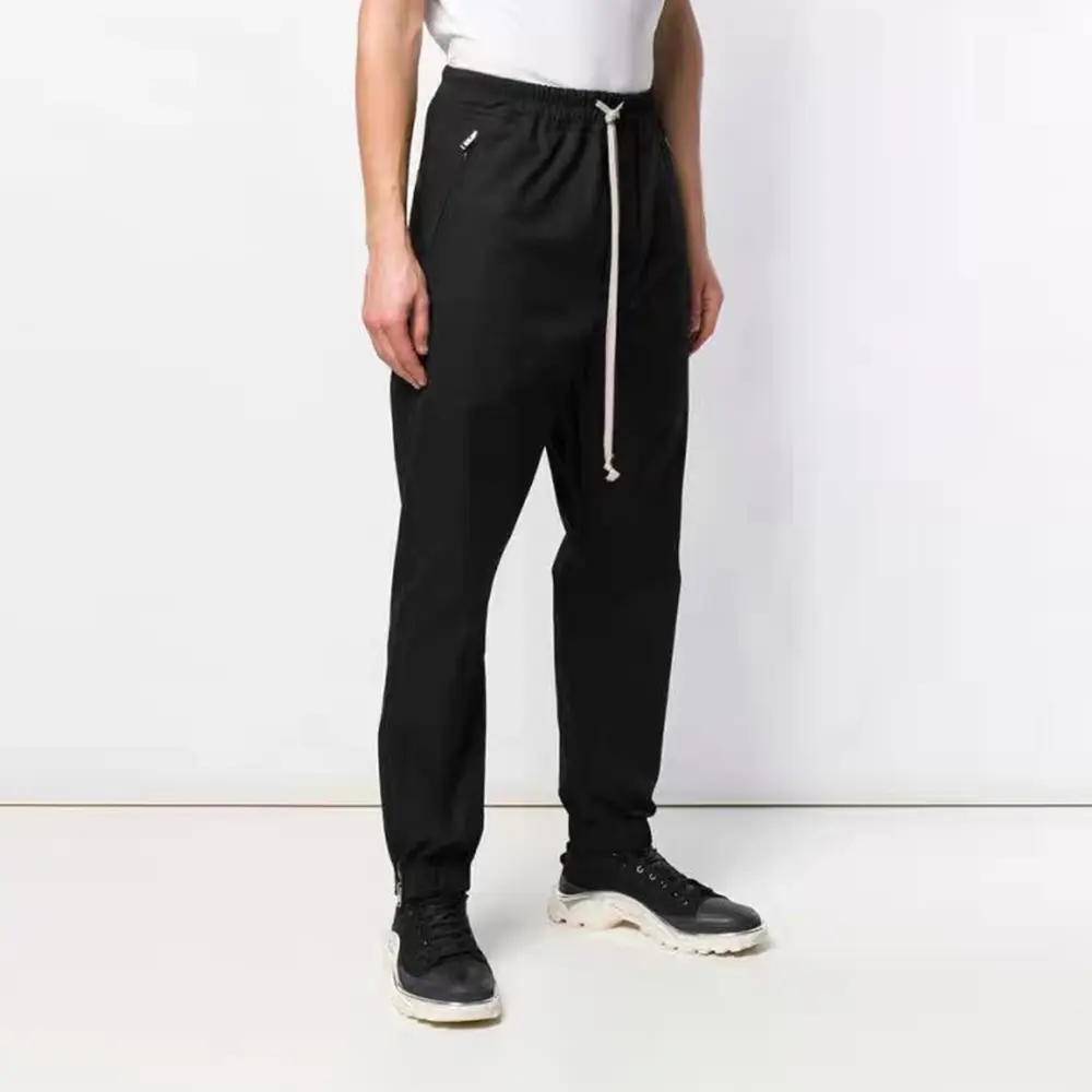Men's and women's new summer zipper legged casual pants