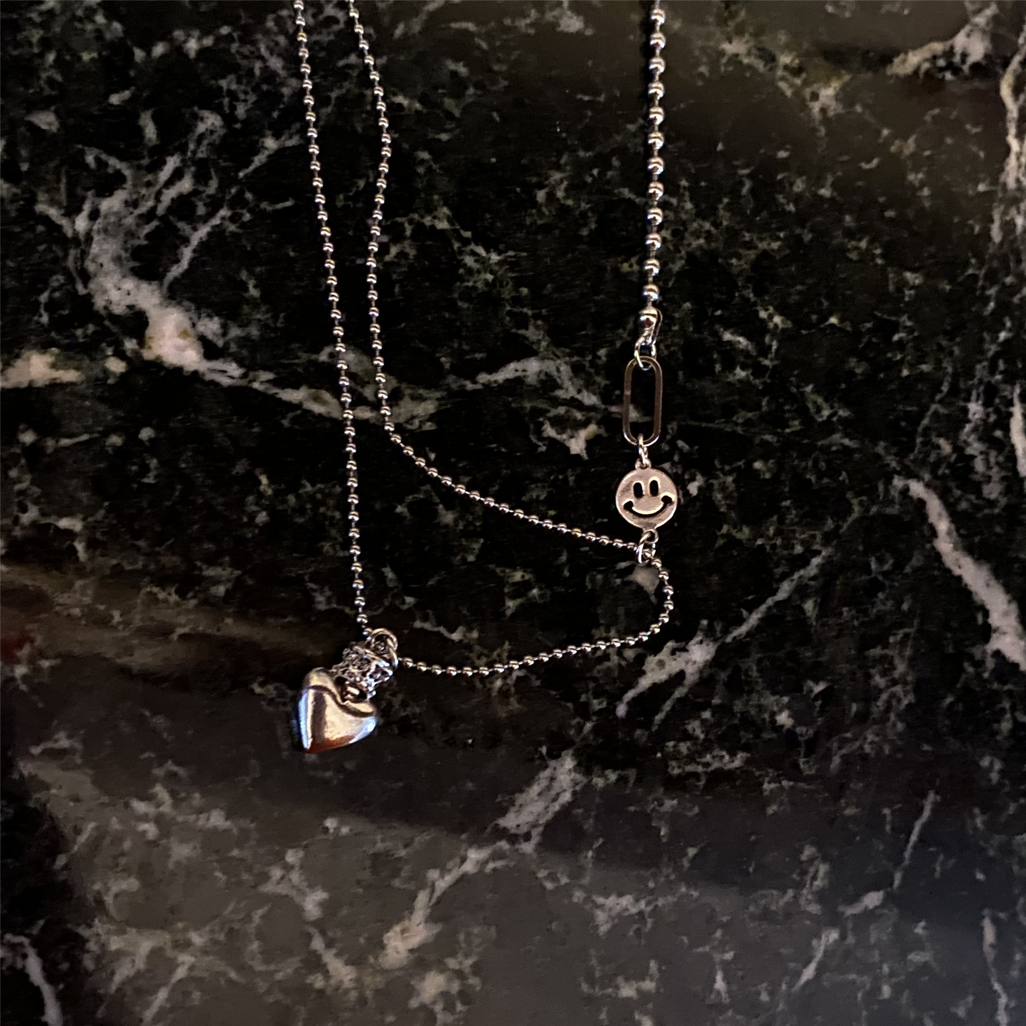 Simple and cold wind chain necklace ins hip hop all-match