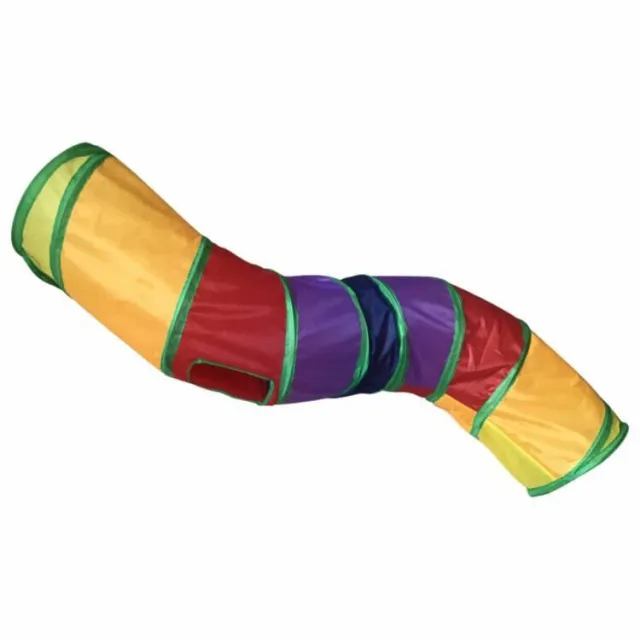 Cat toy S shaped cat tunnel foldable cat tunnel Colorful - Shop at LoveMi