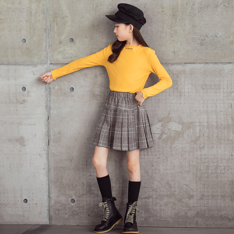 Girls' Plush bottomed sweater