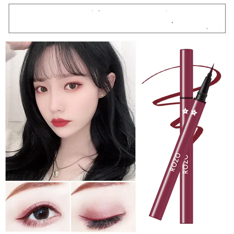 ROZO color eyeliner is not smudge and waterproof