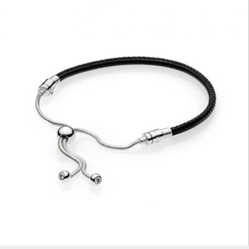 Panjia rose gold retractable basic bracelet female S925 sterling silver snake bone bracelet series high quality gift for girlfriends