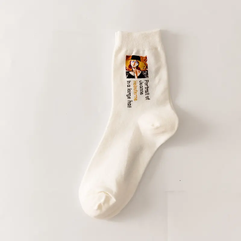 Childlike Illustration Socks Home Cartoon Series