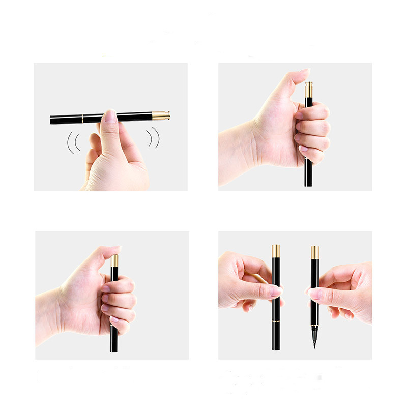 الآيلاينر السائل مقاوم للماء وغير سهل أن يتلطخ.