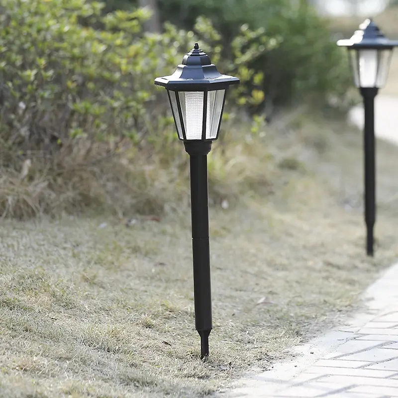 Outdoor solar hexagonal wall light, garden light