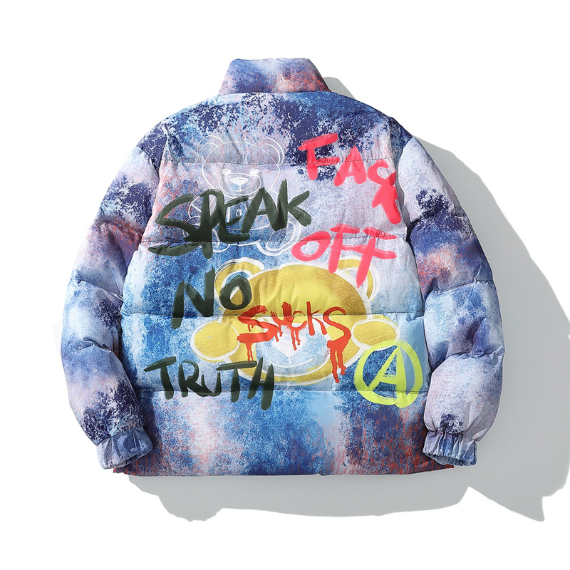 National tide hand drawn graffiti alphabet bread clothes