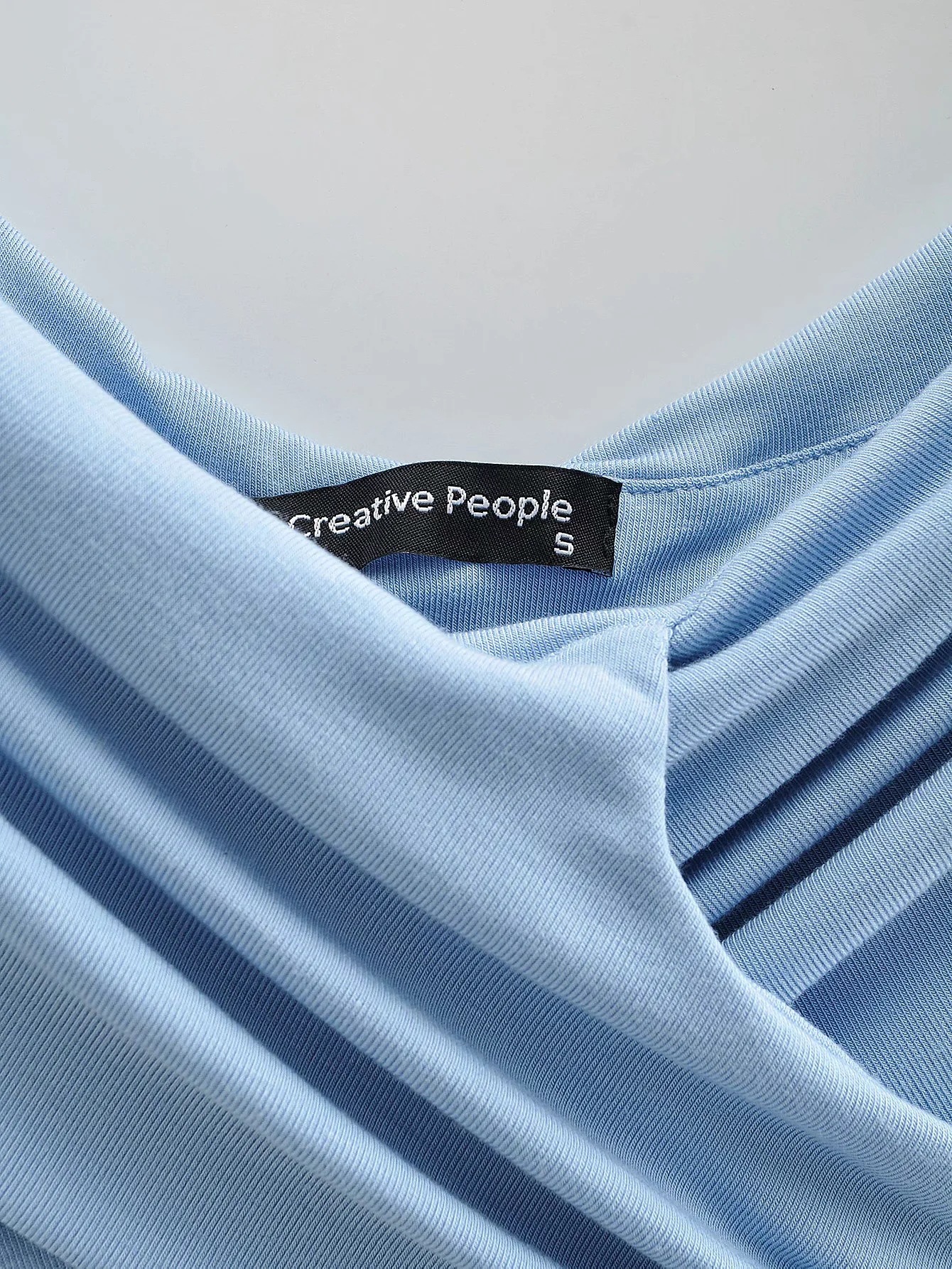 Explosive sexy cross strapless slim T-shirt women