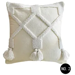 Nordic Throw Pillow Moroccan Tufted Simple Pillowcase Pillow - 2 Style - View 1