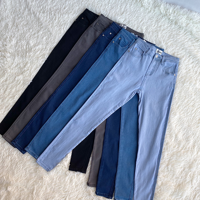 High-waisted slim pants that lift buttocks nine minutes