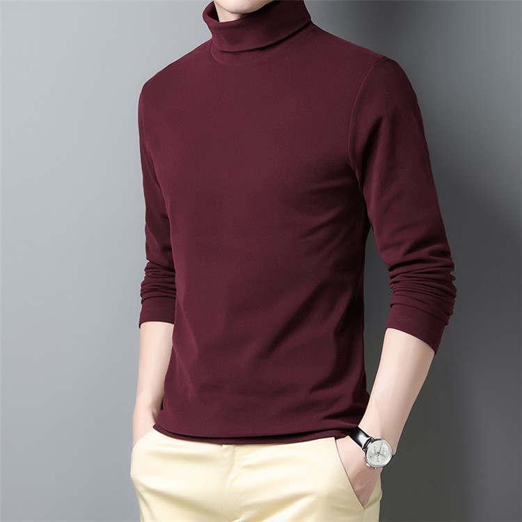Double face cashmere fashion bottoming shirt